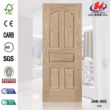 JHK-005 venda quente 3.7mm Carb cinco painéis de folheado HDF / MDF Oak Door qualidade da pele garantida