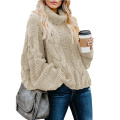 Women's Turtleneck Long Sleeve Casual Sweater