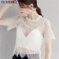 100% Nylon Fabric Tulle Lace Fabric for Wedding