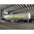 54 CBM Tri-axle LPG Gas Tanker Semi-trailers