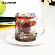 FreeSub 11oz Transparent Glass Mug Sublimation