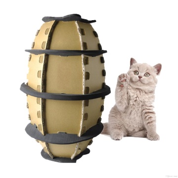 Football Cat Paper Box Pet Toy