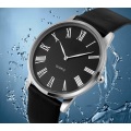 Watch Manufacture Quartz Leather Strap Pareja reloj