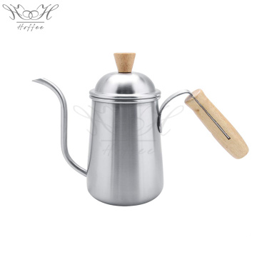 Hand Drip Coffee Kettle Wood Handle