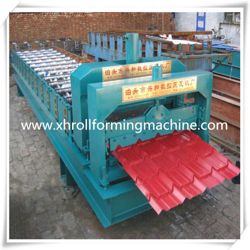 Making Steel Glazed Roofing Step Tile Forming Machine