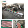 Automatic meat bar entry cold extrusion machine