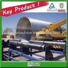 Corrugated metal pipe making mahine for bridge column