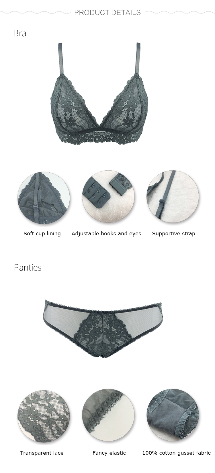 Women lingerie set-product detail