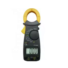 Factory Professional Digital Clamp Meter com sonda de teste e bateria de 9V