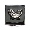 Miroirs Compact noir papillon