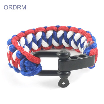 Paracord-Armband für Herren von Survival in 3 Farben