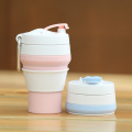 Reusable coffee cup collapsible silicone coffee cup mug