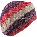 Handmade beanie knit cap hat for women