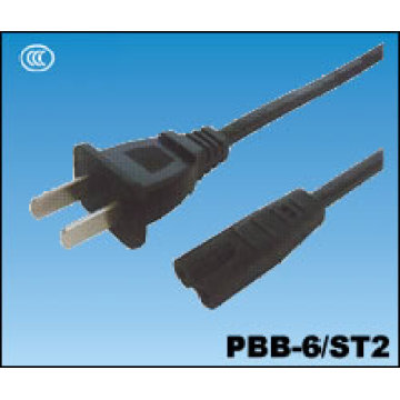 China CCC Power Cords with Eight-lane Socket