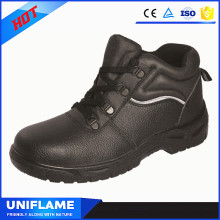 Zapatos de seguridad de construcción banda reflectante con encaje Ufa078