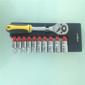 11PCS 1/2 &quot;Socket Set Ratchet Wrench Handle