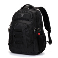 Suissewin Black Waterproof Outdoor Leisure Laptop Backpack