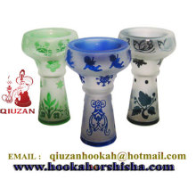 Special Designed Multicolor Large Hookah Ceramic Head With Printing