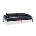 Marriot Leather Straight Sofa