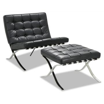 Barcelona Chair in Black PU