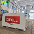 2000 Liter double wall steel diesel oil tank