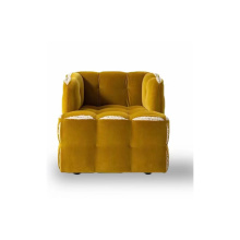 Einfache Luxus -Stoff -Lounge -Sofa -Stühle