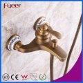 Fyeer Antique Brass Wall Mounted Bath Shower Mixer Faucet