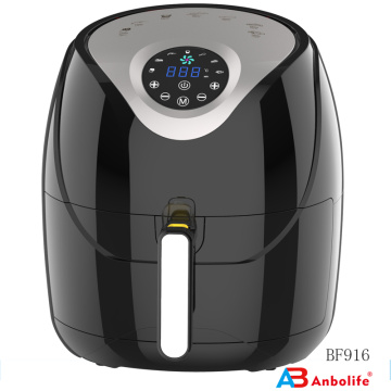 Anbolife electric digital large capacity  korea oilless  oil free  as seen on TV heating element commercial 5.5L air fryer ovan