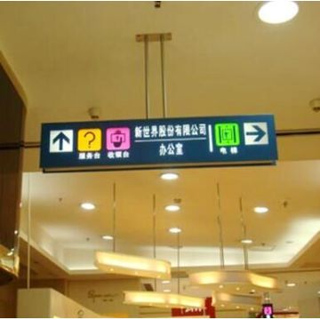 High Quality LED Lighted Way Finding Signs for Shopping Mall