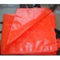 Orange Waterproof PE Tarpaulin