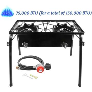 Outdoor High Pressure Double Burner Stove