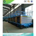 0.5t 4m Height Manual Traction Mobile Scissor Lift