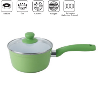 Aluminium Forged Sauce Pan With Lid