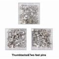 Thumbtacks& Two feet pins for office