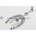 Evil Eye with Horse Shoe Protection amulet wall hanging