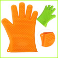 Guantes de horno de silicona para cocina de múltiples funciones