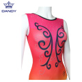 New Design Gymnastic Dance Suit With Gradient Color