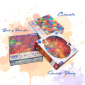 Ziphius Summer Peony Jigsaw Hozzles para adultos y niños 8+ pintura abstracta