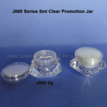 5g Diamond Shape klar Lidschatten Container