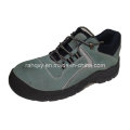 Light Blue Sudue MID-Cut Work Shoes (HQ05046)