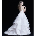 Взрослый Магазин Белый Красоты Женщины Органзы Покрывает Сексуальный Костюм Бальное Платье Невесты Свадебное Платье