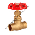 Brass globe  valves with solder ends