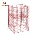Supermarket promotional shelf wire mesh cage