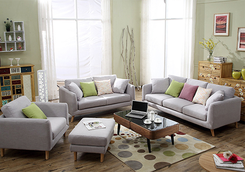 Linen Sofa Set