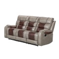 Traditional European Style Leather Recliner Sofa