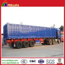 3 Axles 60tons Bulk Livestock Transport Cage Truck Semi Trailer