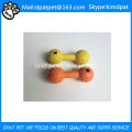 Custom Color Made 12 * 3.5cm Soft Rubber Tires Pet Toy para o cão