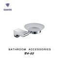 Glass Soap Dish Chrome Bathroom Fittings