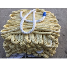 Ultra High Molecolar Weight Polyethylene Polyester Double Strands Ropes Mooring Rope