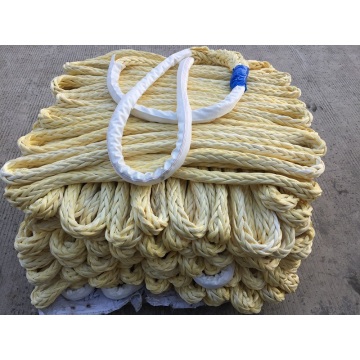 Ultra High Molecolar Weight Polyethylene Polyester Double Strands Ropes Mooring Rope